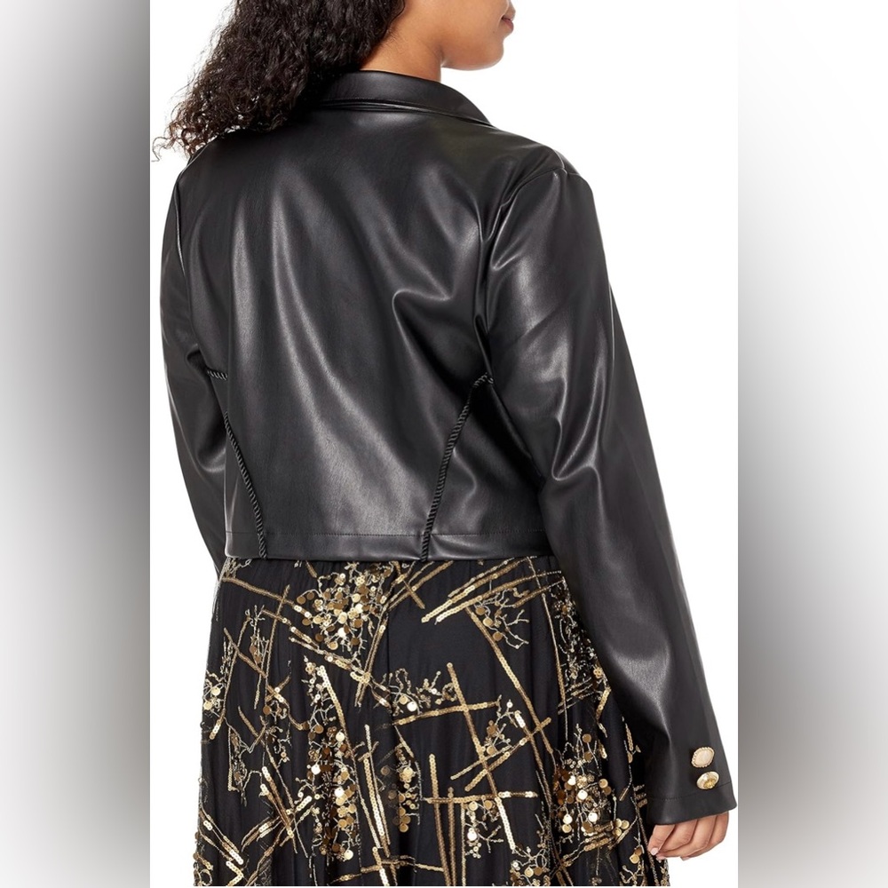 NWT Making the Cut Winning Look S2 Ep 7 Andrea Salazar black & gold skirt size M - Picture 5 of 14